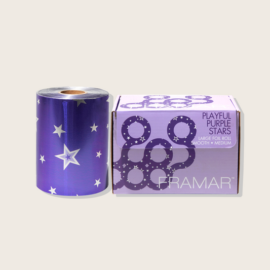 Rouleau Aluminium Lisse Playful Purple Star – 1600 pieds