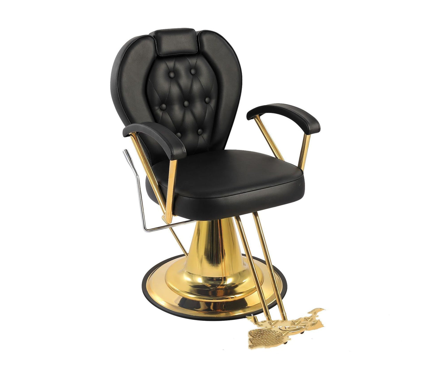 Comfortable Golden Massage Hair Salon Chair