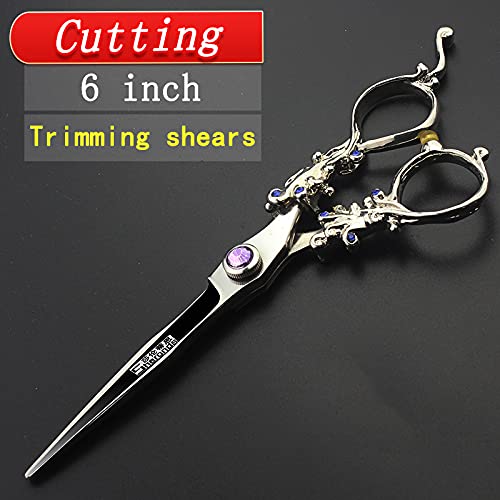 6 inch Professional Hairdressing Scissors Set, Hairdresser Special Scissors Set, Sharp Multifunctional Scissors Set, Stainless Steel Hairdressing Scissors