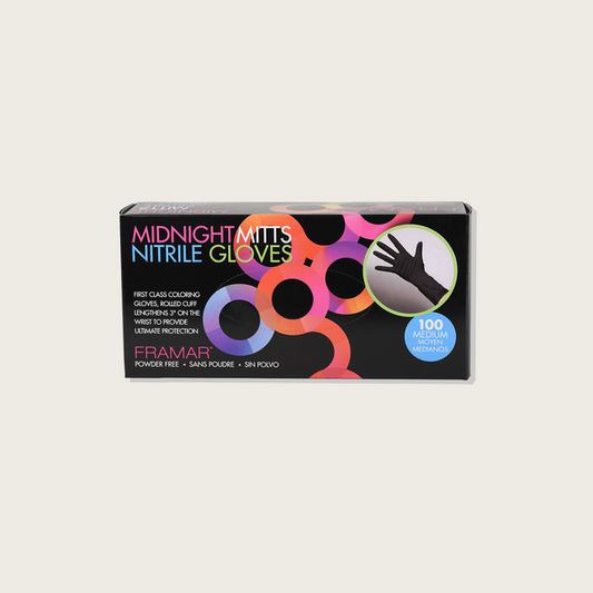 Gants en Nitrile Moyen Midnight Mitts 100/Bte