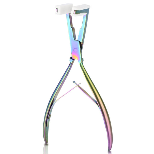 EHDIS Hair Extension Tool Tape in Hair Extensions Plier Stainless Steel Flat Surface Extensions Tape Sealing Clamp Pliers Tool (Multi)