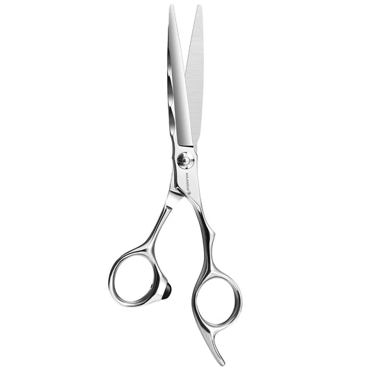 AOLANDUO Hair Cutting Scissor-Extremely Sharp-Offset Design Using Japanese JP440C Stainless Steel Hair Scissor for Barbers & Salon Stylists- Smooth Motion Fine Craftsmanship Barber Scissor (Classic)