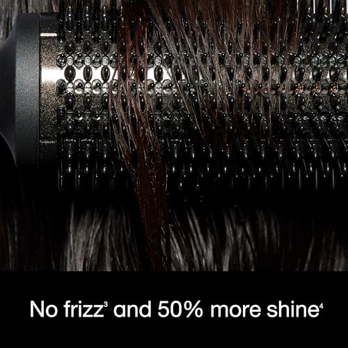 ghd Duet Blowdry-Hair Dryer Brush-Wet to Blow Dried with No Heat Damaage, 3X more Volume, 24hr Long Lasting Results, Blow Dry with No Fizz, 50% More Shine, Black/White