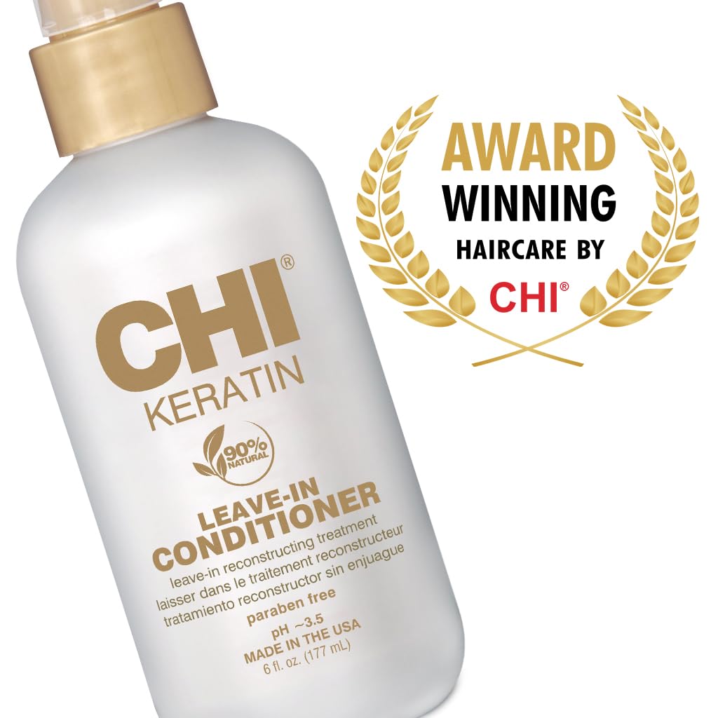 CHI Keratin LeaveIn Conditioner, 6 oz