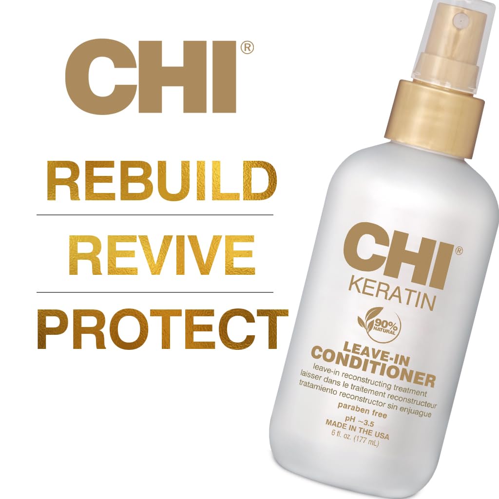 CHI Keratin LeaveIn Conditioner, 6 oz