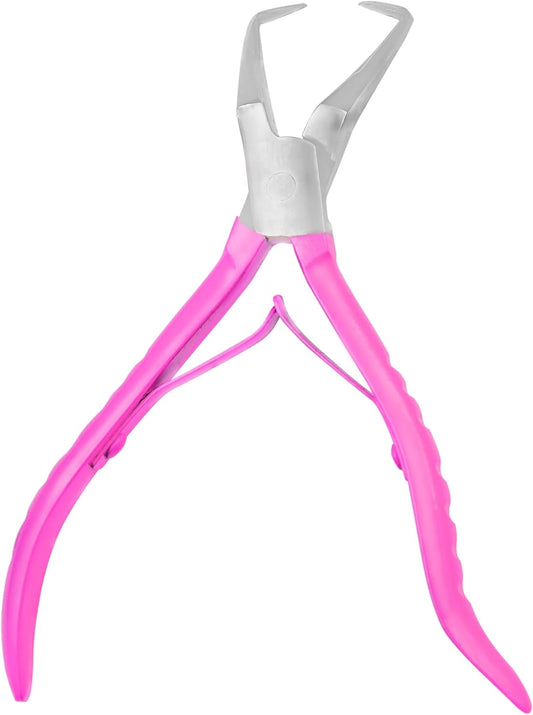 SIVOTE Hair Extension Beads Remover Pliers Pink - Stainless Steel Microlink Bead Removal Tool for Effortless Hair Extensions Removal