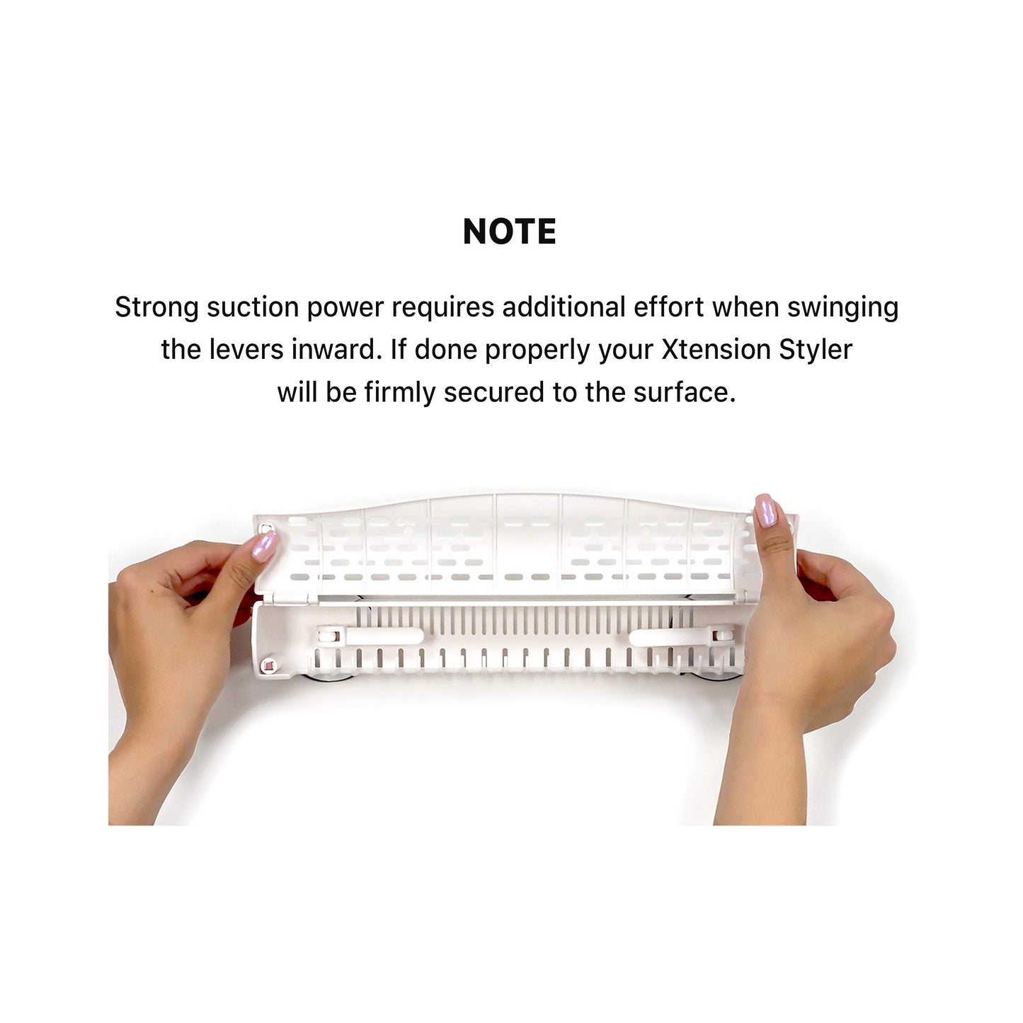 Hair Extension Holder and Hanger – Professional Hair Styling Tool and Extension Caddy for Washing, Coloring and Blow-Drying of Weft, Clip-In, Tape-In and Halo Extensions [WHITE]