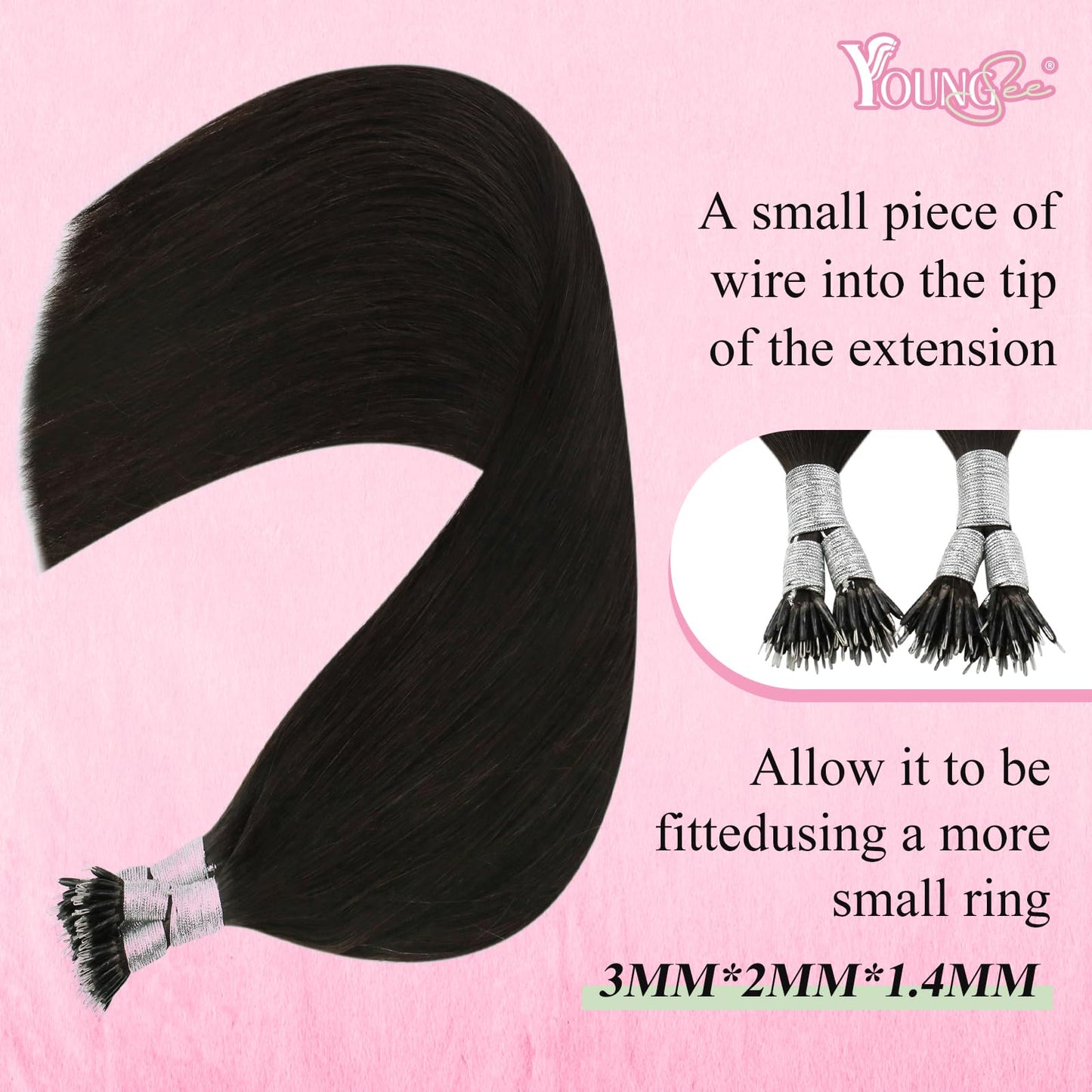 REMY premium Micro Link Hair Extensions Highlight Micro Loop Hair Extensions Real Human Hair Light Brown Highlights Blonde Micro Extensions Real Human Hair Add Hair Volume 18 Inch 50s/50g