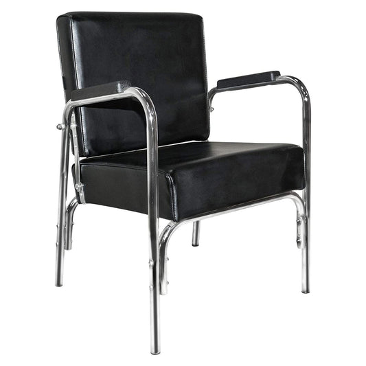 Chromium 'Ella' Professional Auto Recline Shampoo Chair [5028] by PureSana, Premium Vinyl Material, High Density Foam Cushions and Durable Steel Construction.