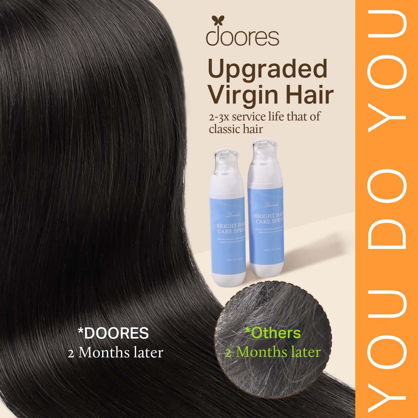 DOORES Seamless Clip in Hair Extensions Real Human Hair, Jet Black 150g 7pcs 20 Inch, Hair Extensions Clip in Human Hair Extensions Clip ins with Thin Weft Thick Straight Hair
