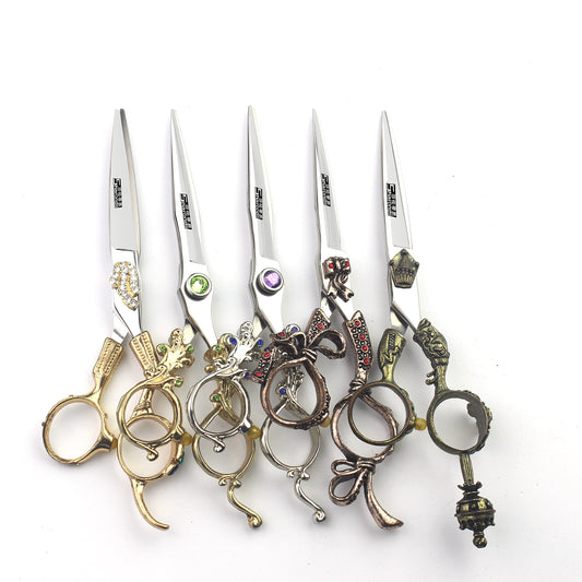 6 inch Professional Hairdressing Scissors Set, Hairdresser Special Scissors Set, Sharp Multifunctional Scissors Set, Stainless Steel Hairdressing Scissors
