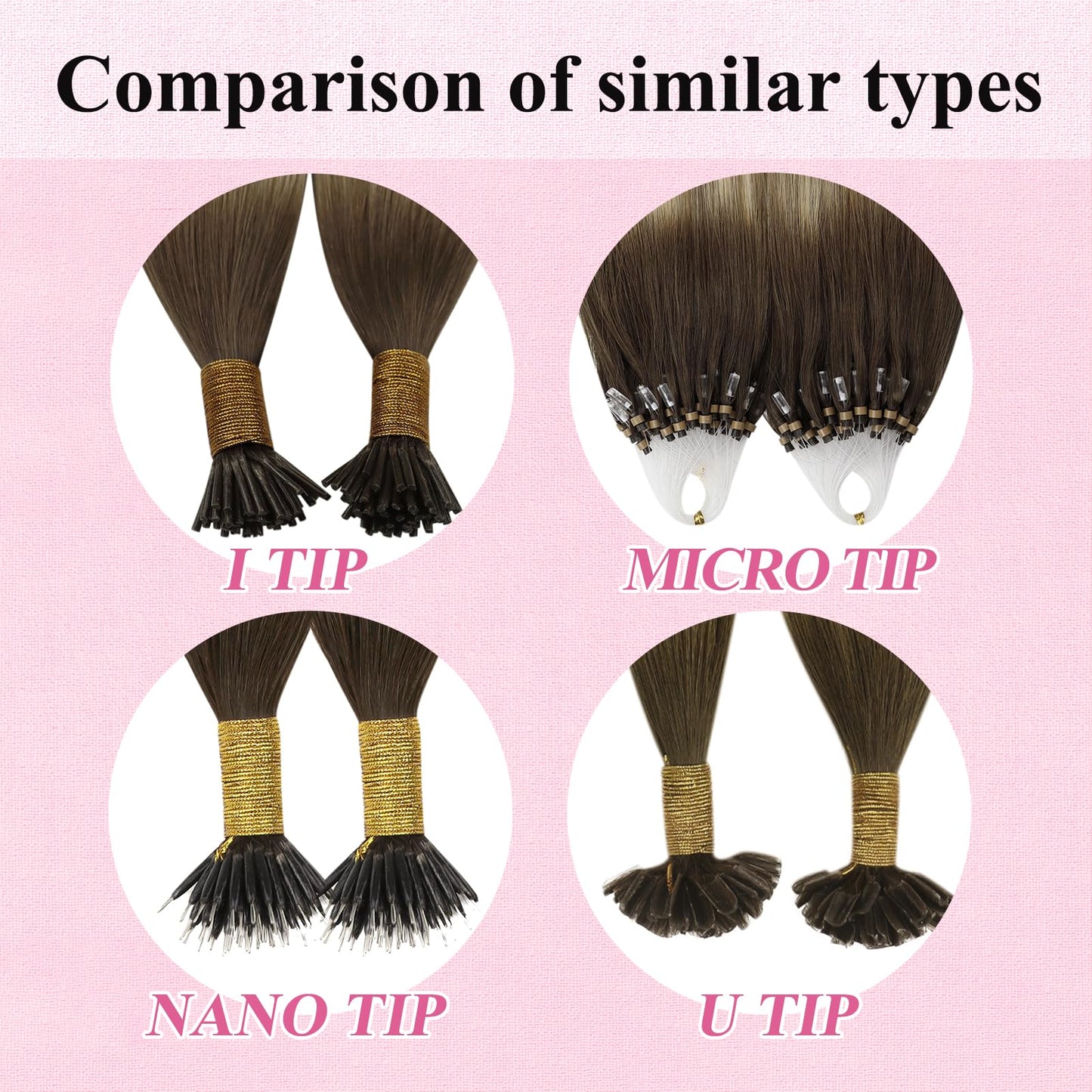 REMY premium Micro Link Hair Extensions Highlight Micro Loop Hair Extensions Real Human Hair Light Brown Highlights Blonde Micro Extensions Real Human Hair Add Hair Volume 18 Inch 50s/50g
