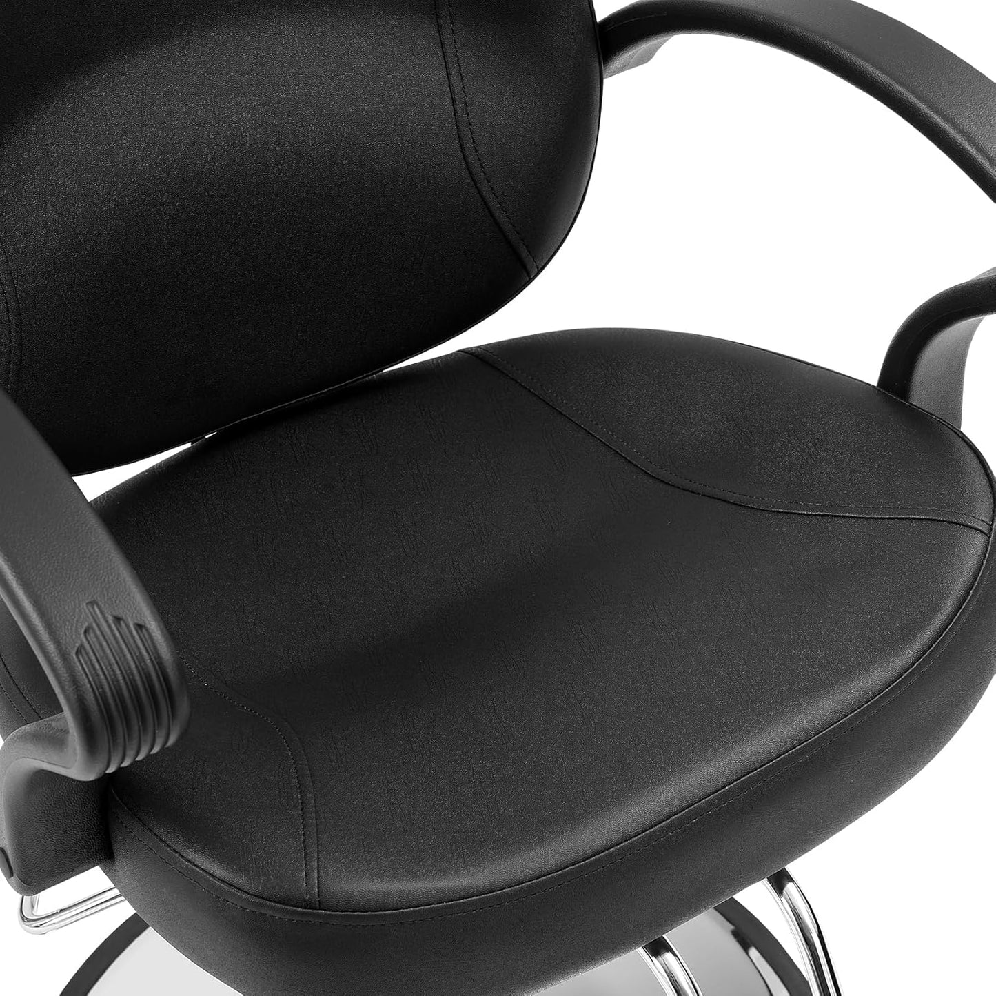 VEVOR Salon Chair, Barber Chair for Hair Stylist, Styling Chair with Heavy Duty Hydraulic Pump, 360° Swivel Hair Salon Chair with Footrest for Beauty Spa Shampoo, Max Load Weight 330 lbs, Black
