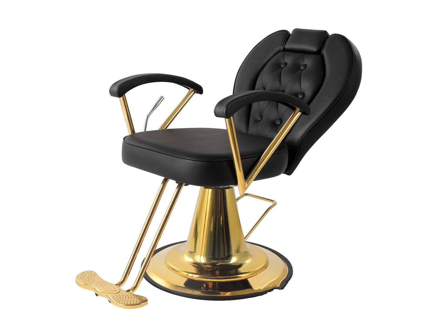 Comfortable Golden Massage Hair Salon Chair