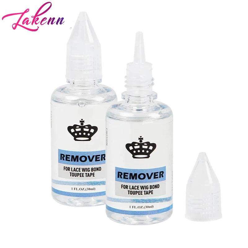 Wig Glue Remover 3 Bottles - 30Ml 1Oz Tape Hair Extension Remover Clear Adhesive Tape Liquid Glue Remover Solvent