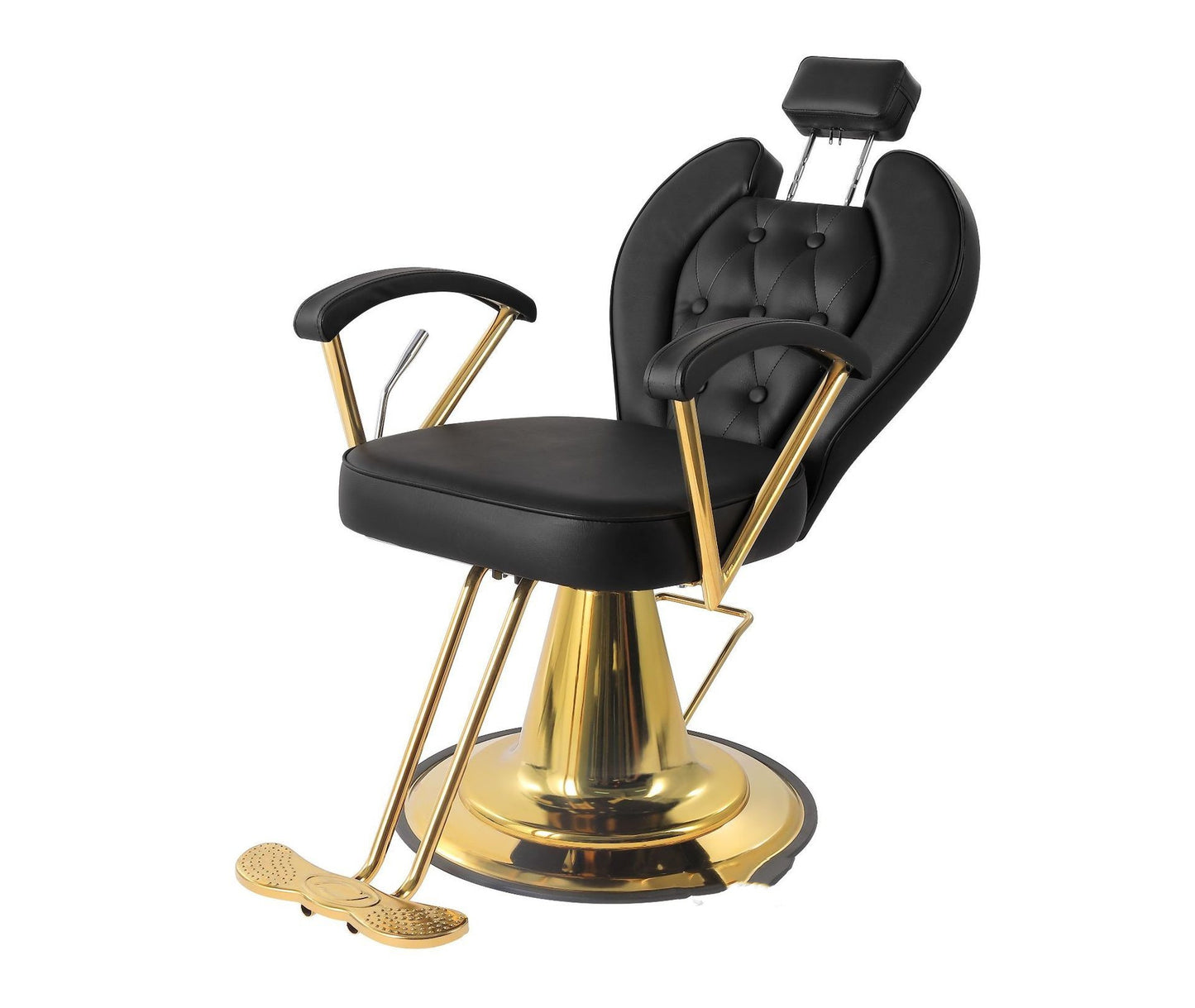 Comfortable Golden Massage Hair Salon Chair